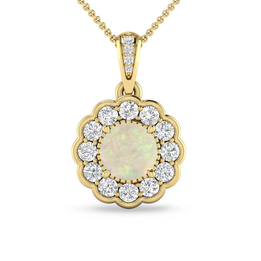Yellow Gold - Opal