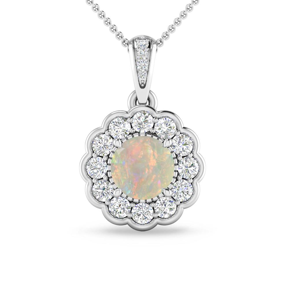 White Gold - Opal