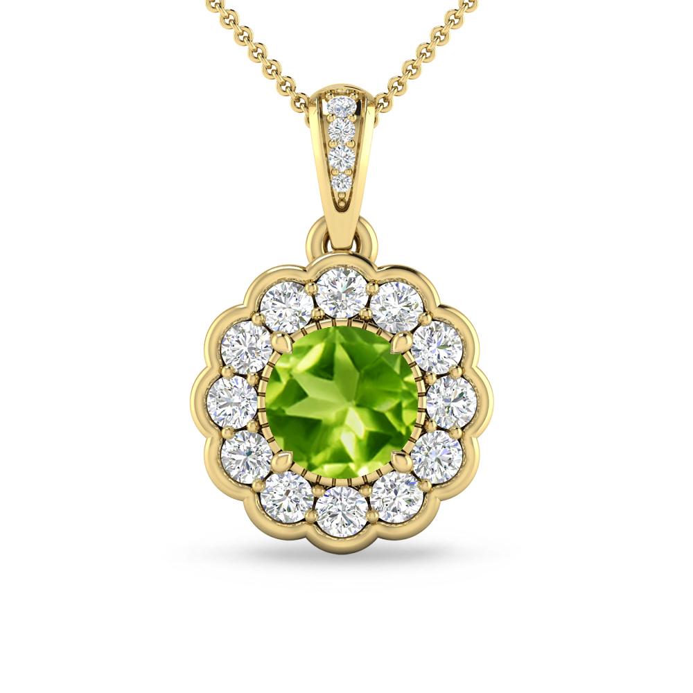 Yellow Gold - Peridot