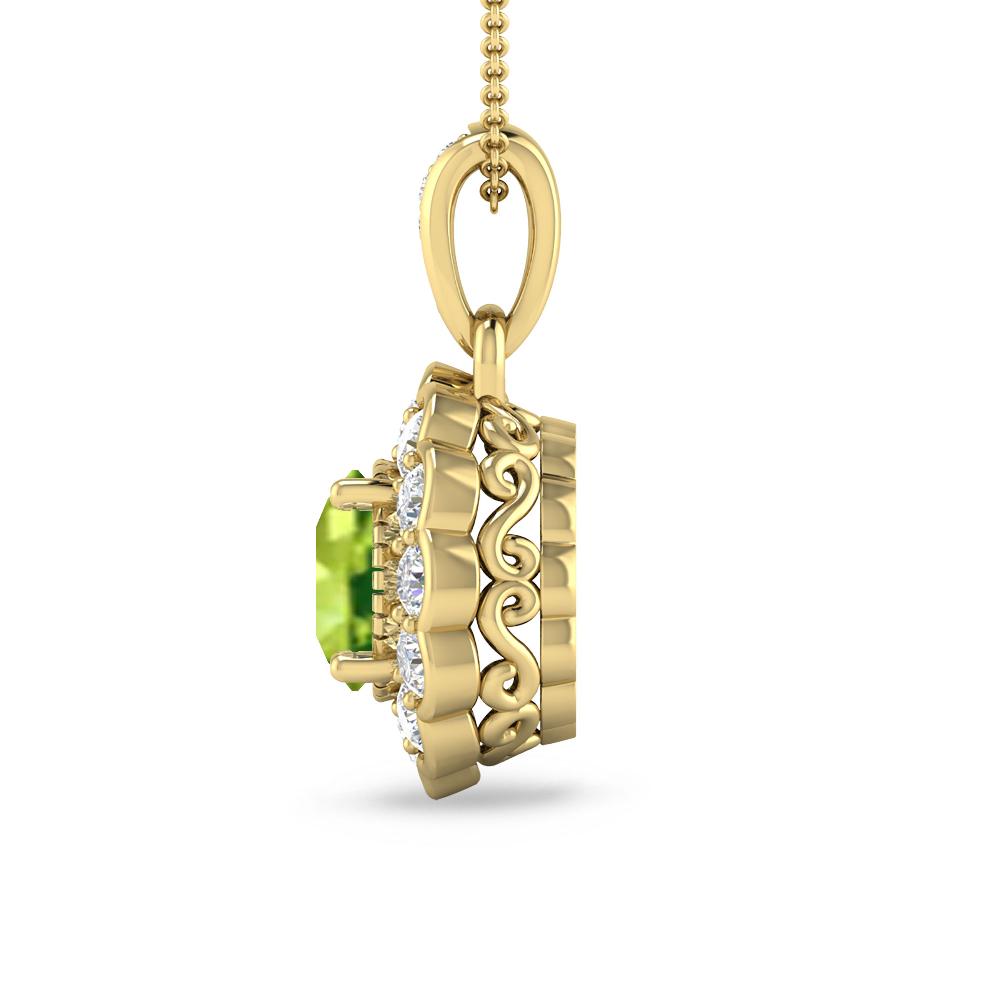 Yellow Gold - Peridot