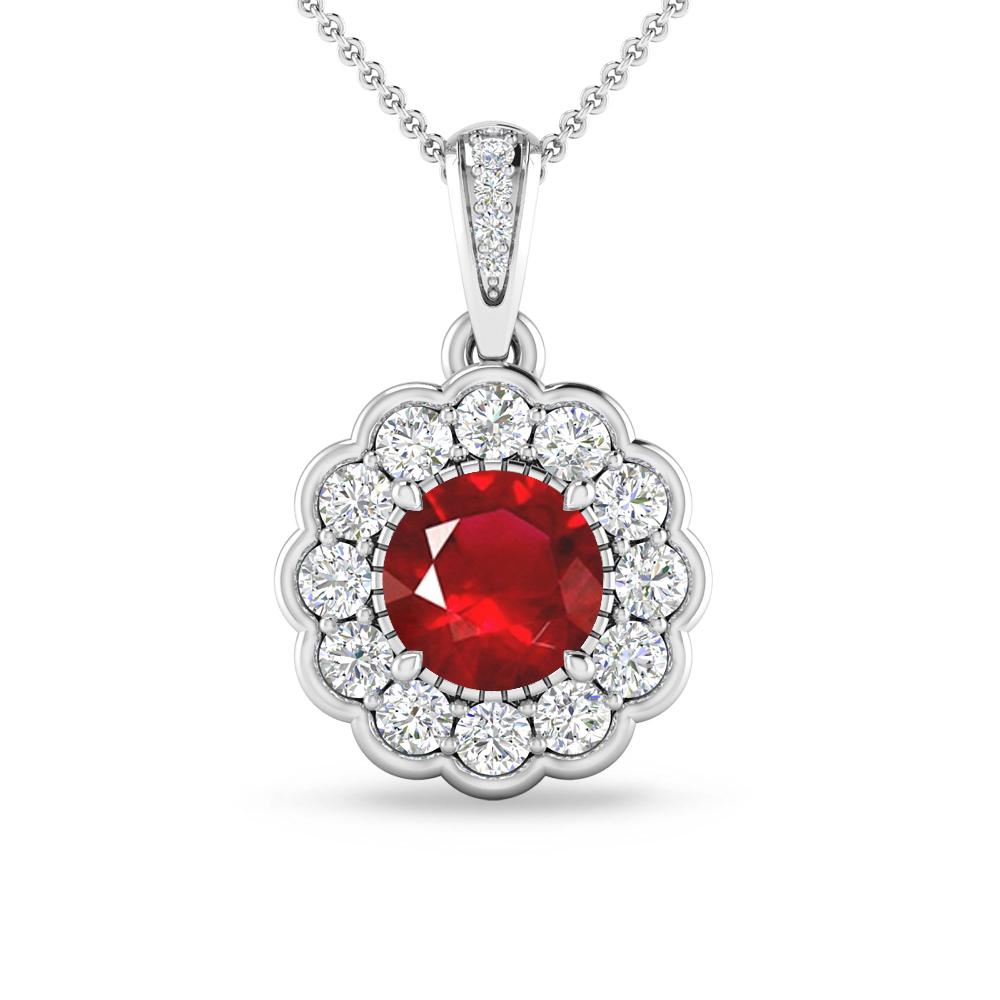 White Gold - Ruby