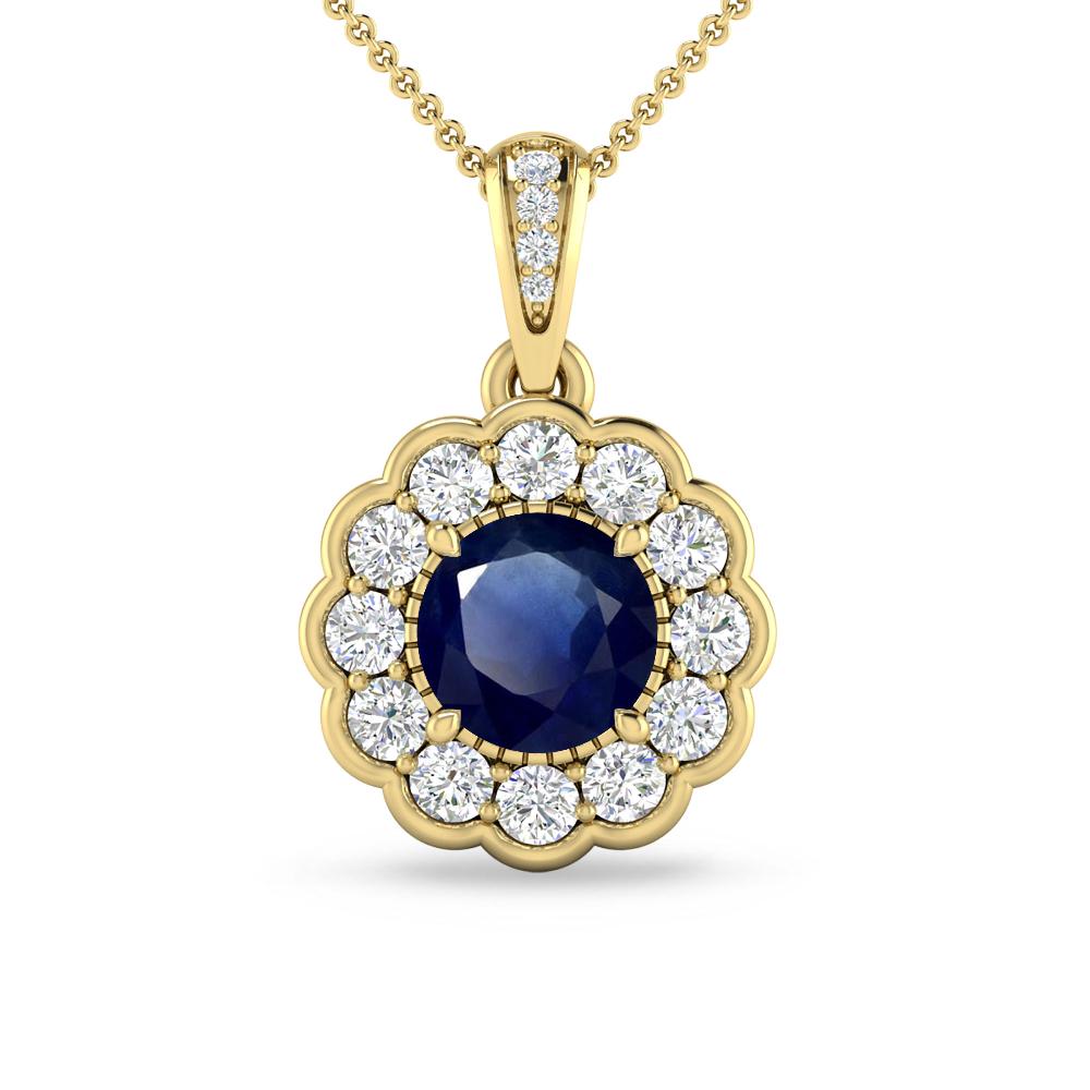 Yellow Gold - Sapphire