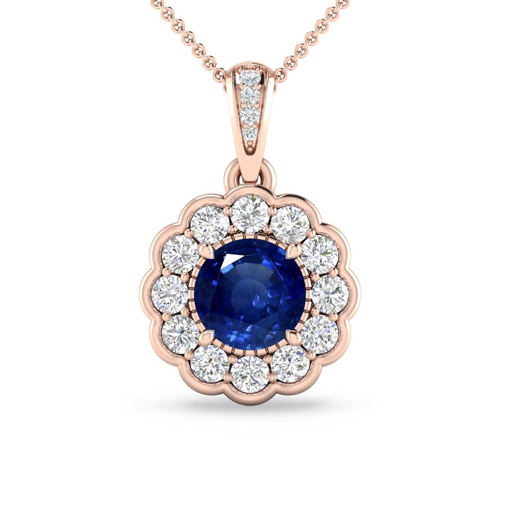 Rose Gold - Sapphire