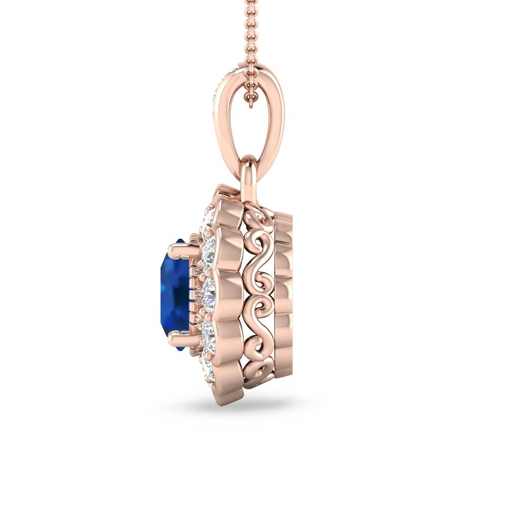 Rose Gold - Sapphire