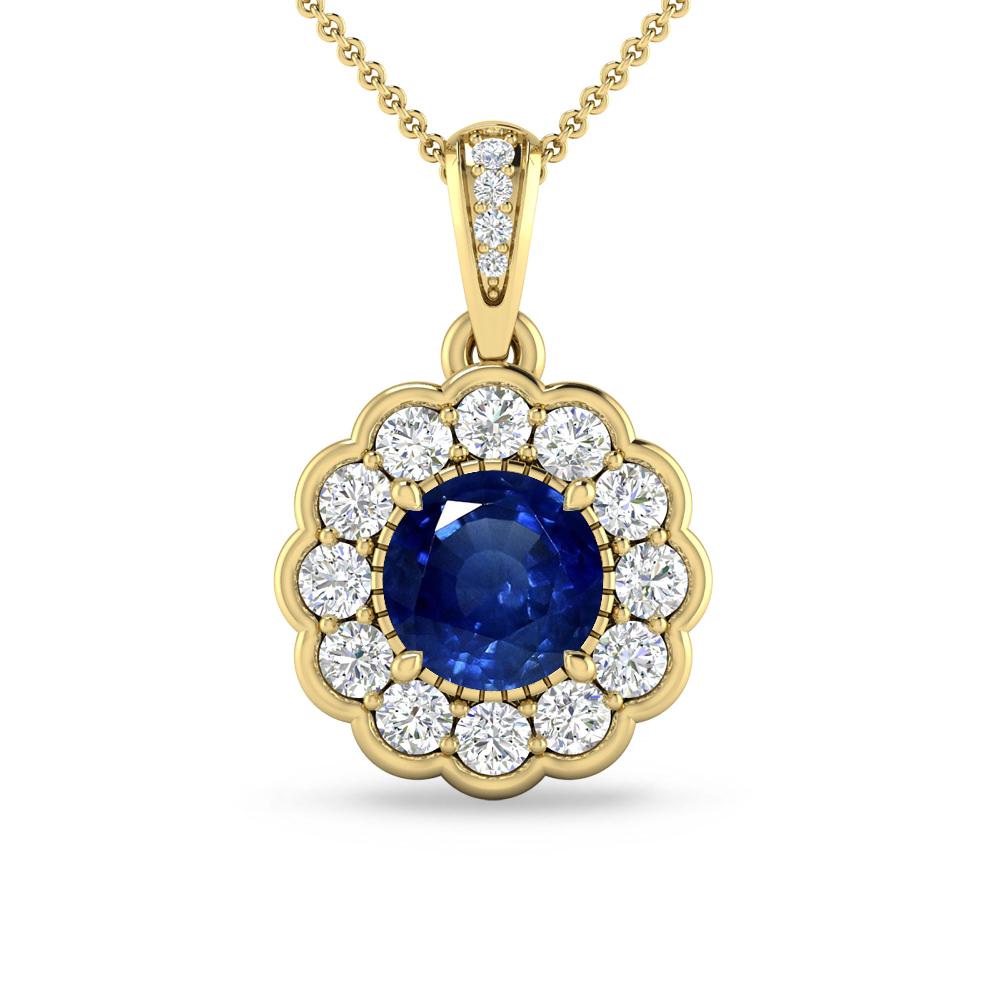 Yellow Gold - Sapphire