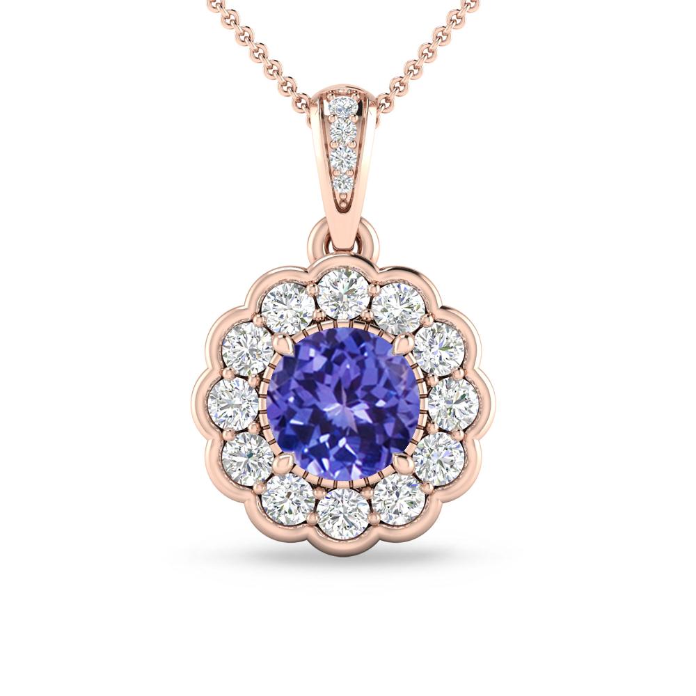 Rose Gold - Tanzanite