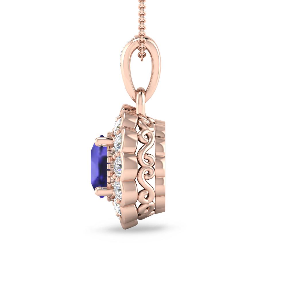 Rose Gold - Tanzanite