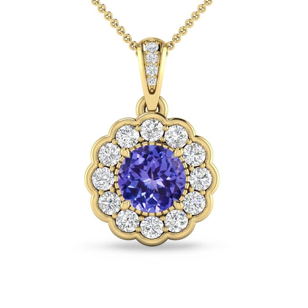 Yellow Gold - Tanzanite