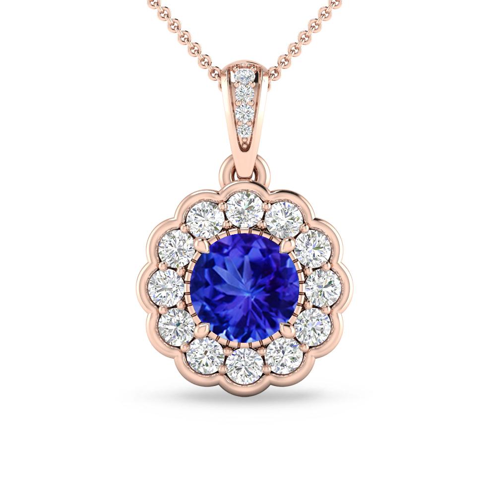 Rose Gold - Tanzanite