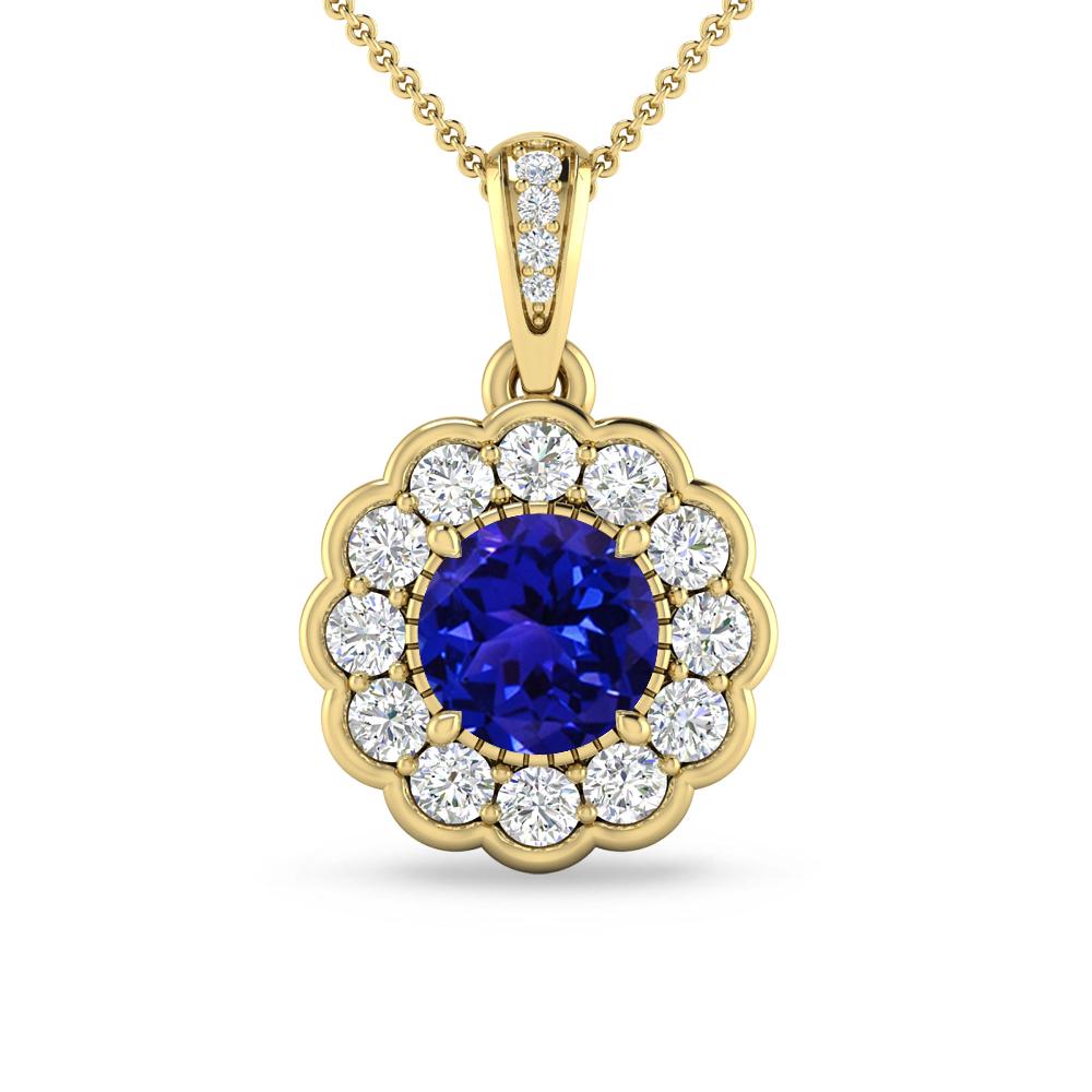 Yellow Gold - Tanzanite