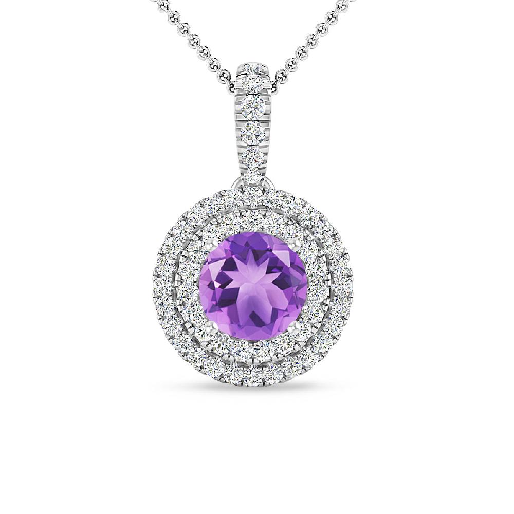 White Gold - Amethyst