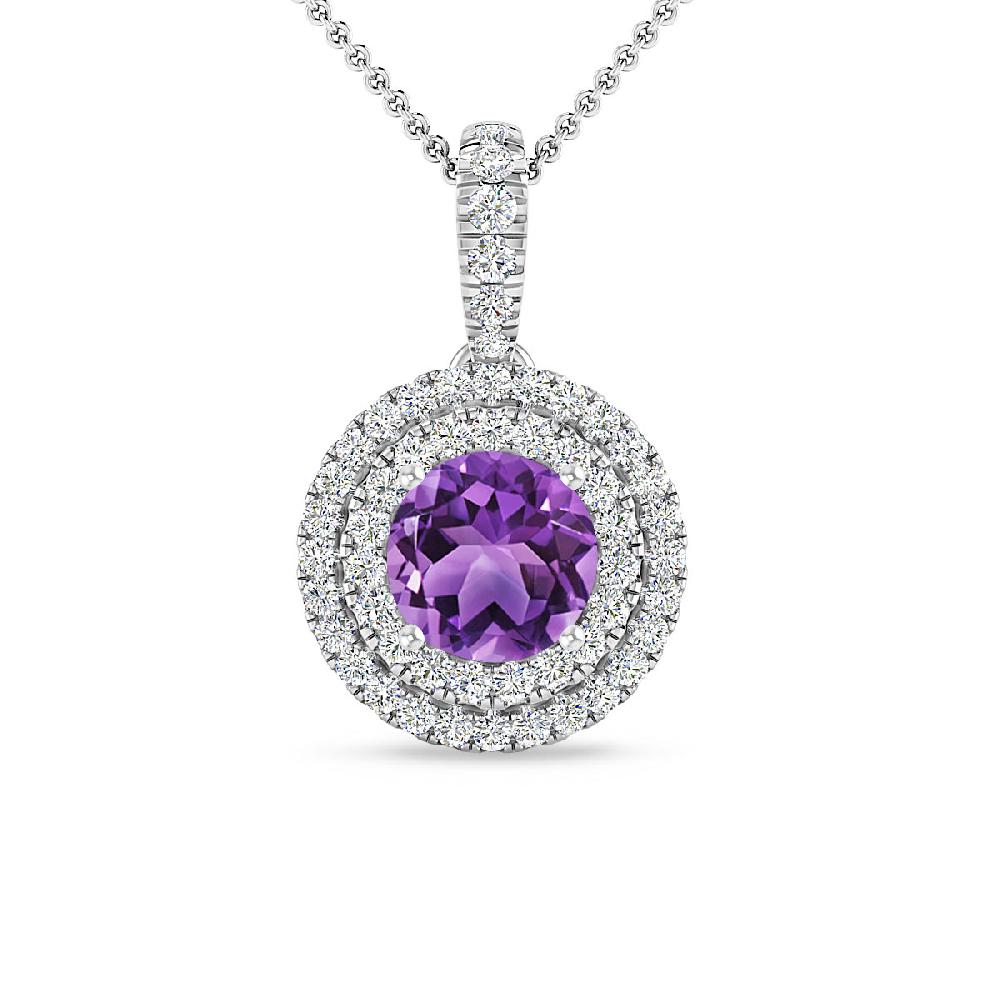 White Gold - Amethyst