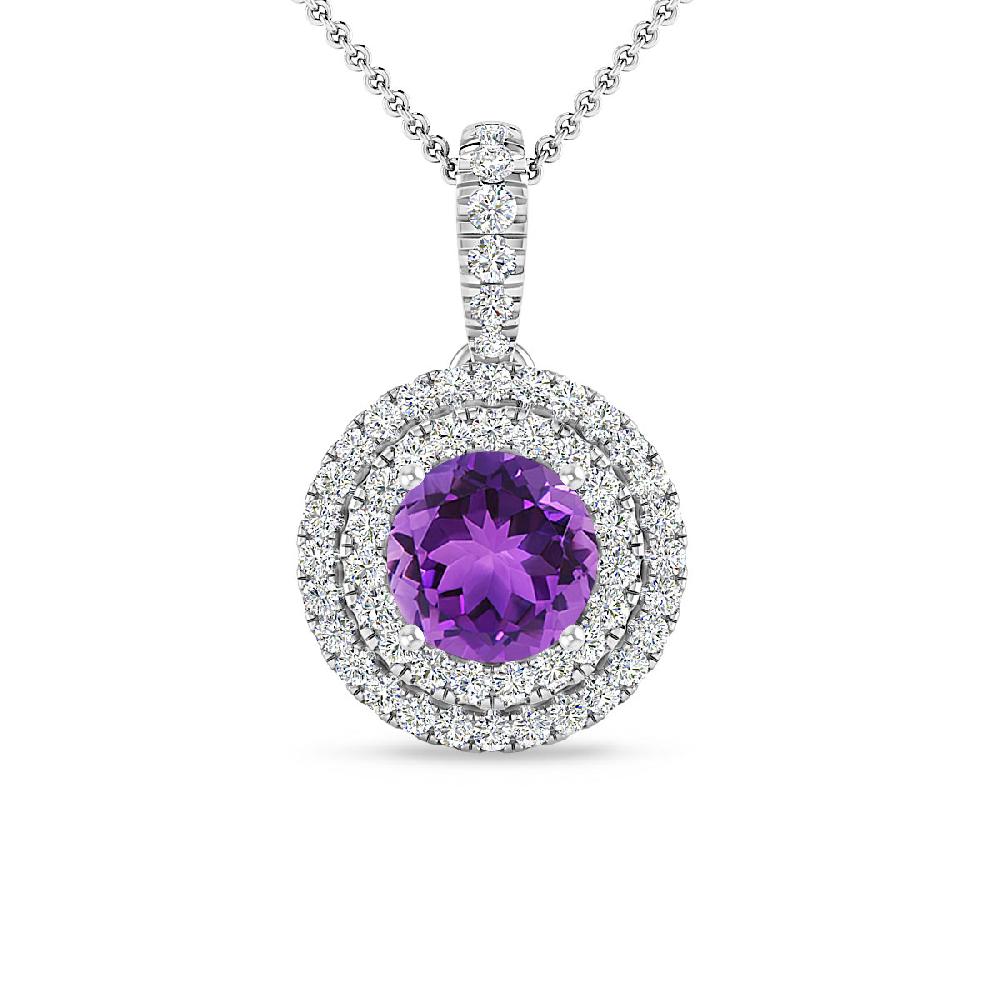 White Gold - Amethyst