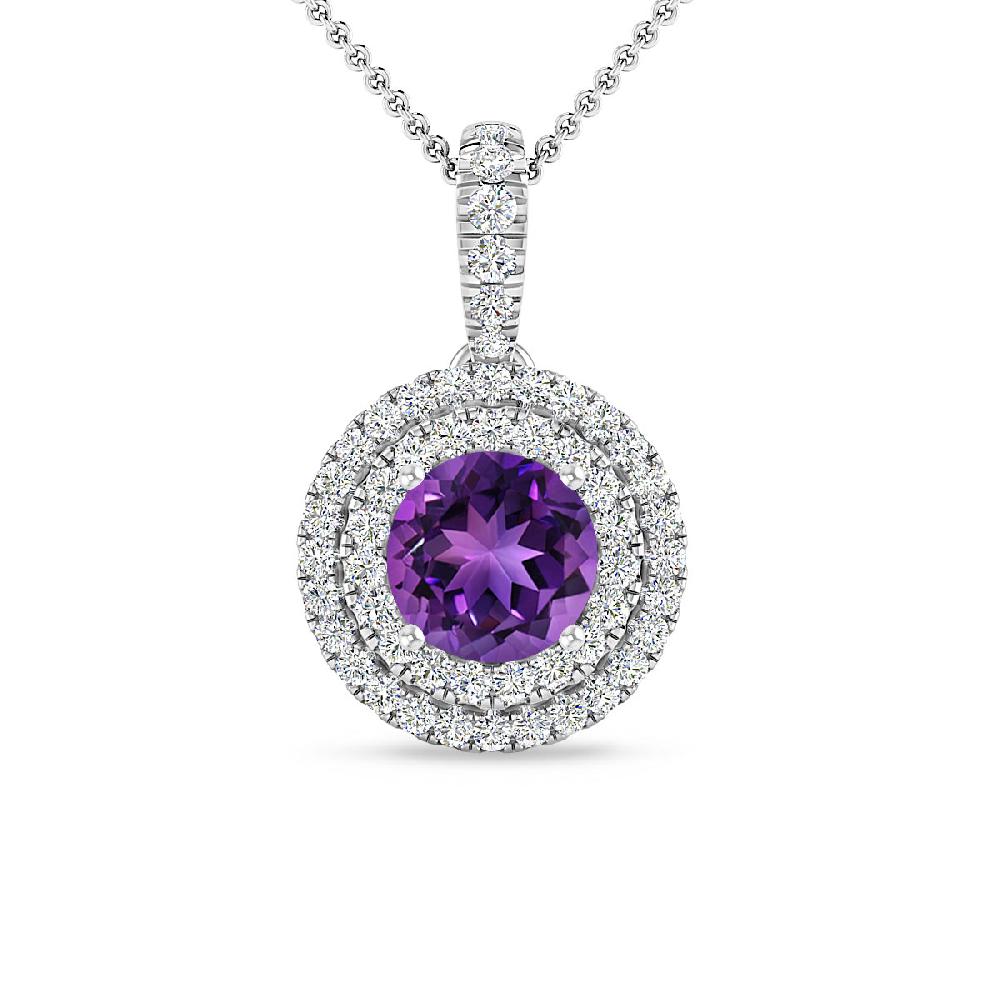 White Gold - Amethyst