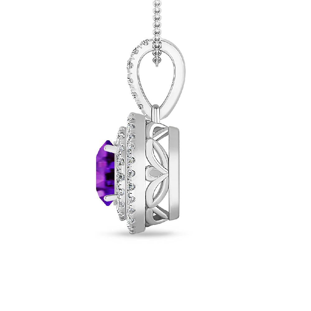 White Gold - Amethyst