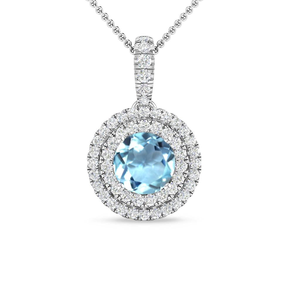 White Gold - Aquamarine