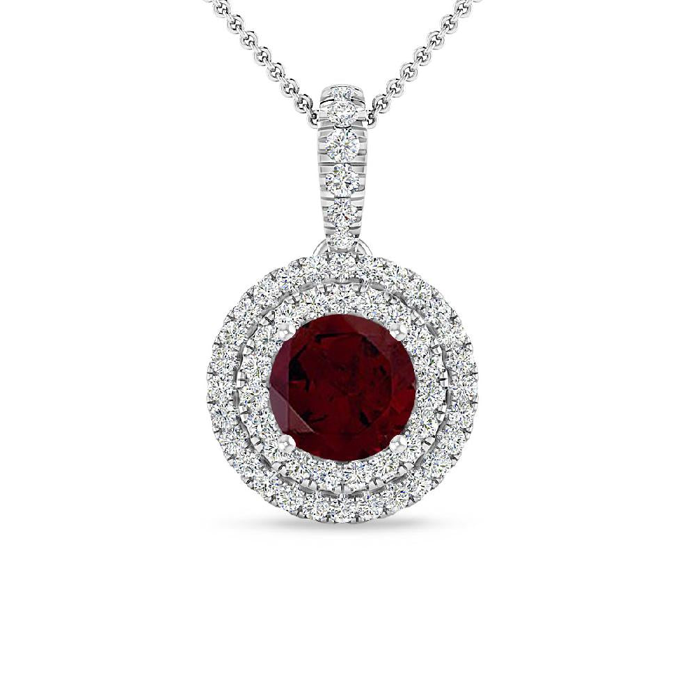 White Gold - Garnet