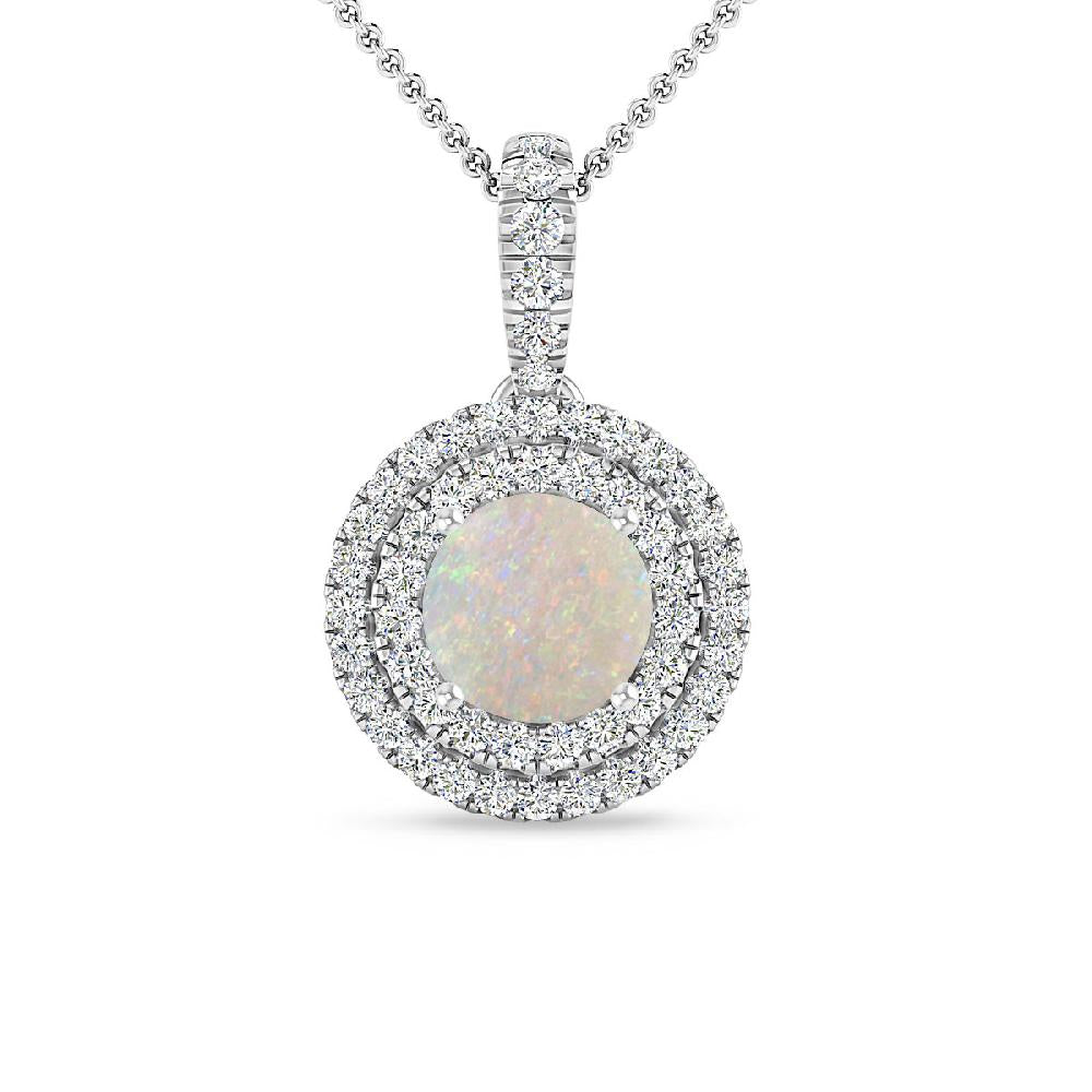 White Gold - Opal