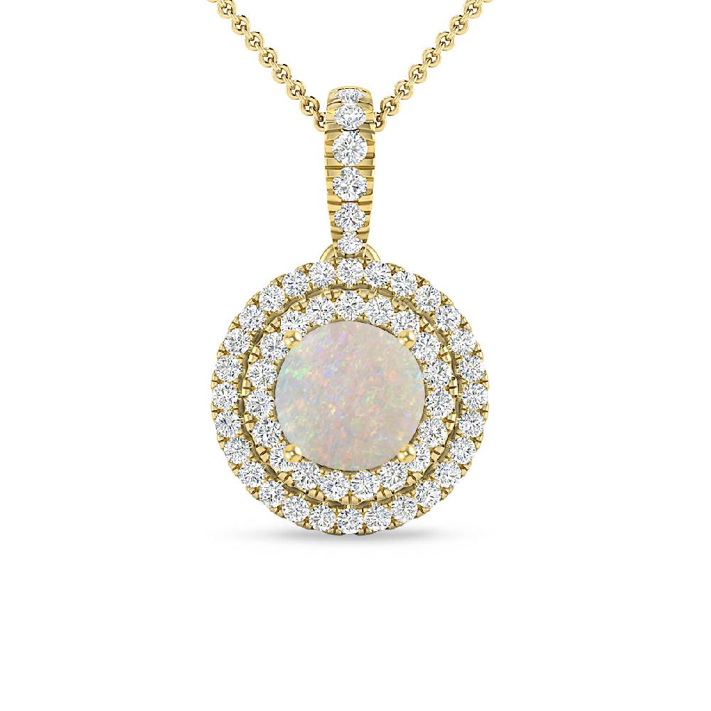 Yellow Gold - Opal