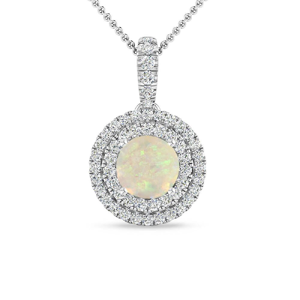 White Gold - Opal