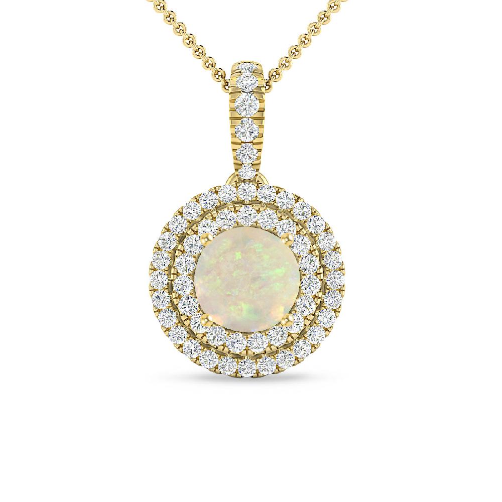 Yellow Gold - Opal