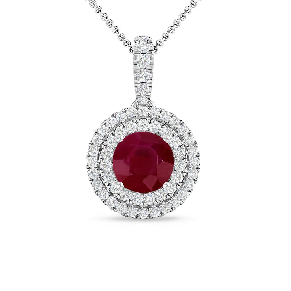 White Gold - Ruby