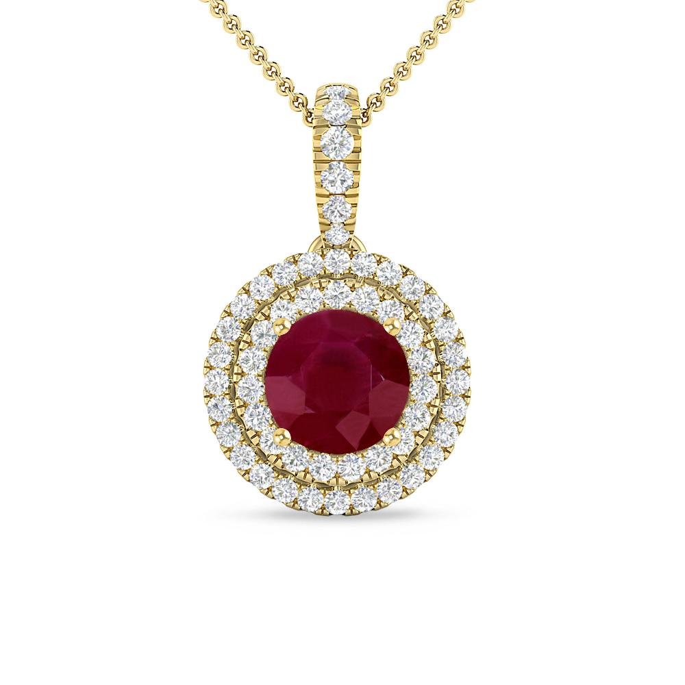 Yellow Gold - Ruby