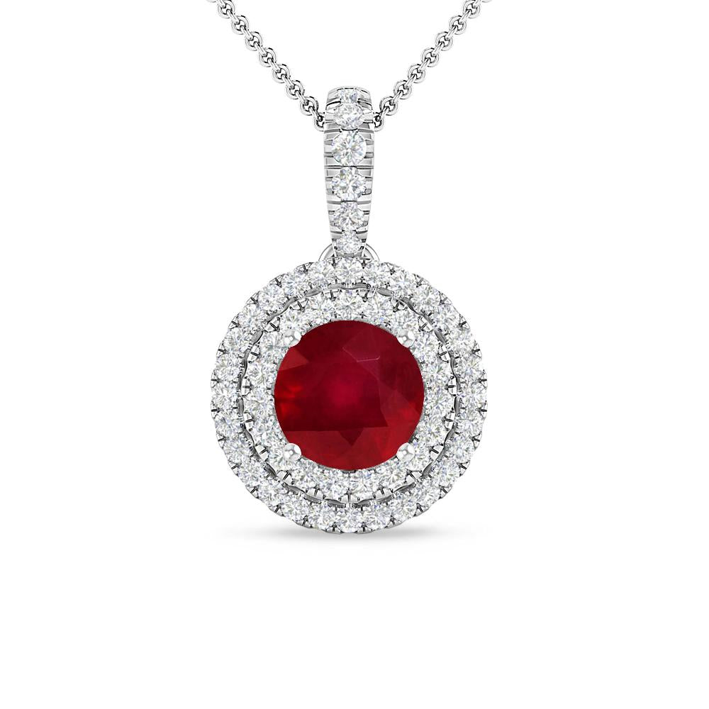 White Gold - Ruby