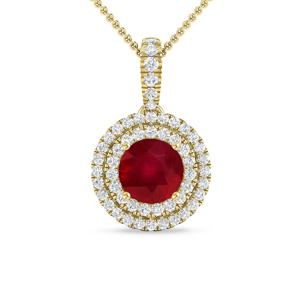 Yellow Gold - Ruby