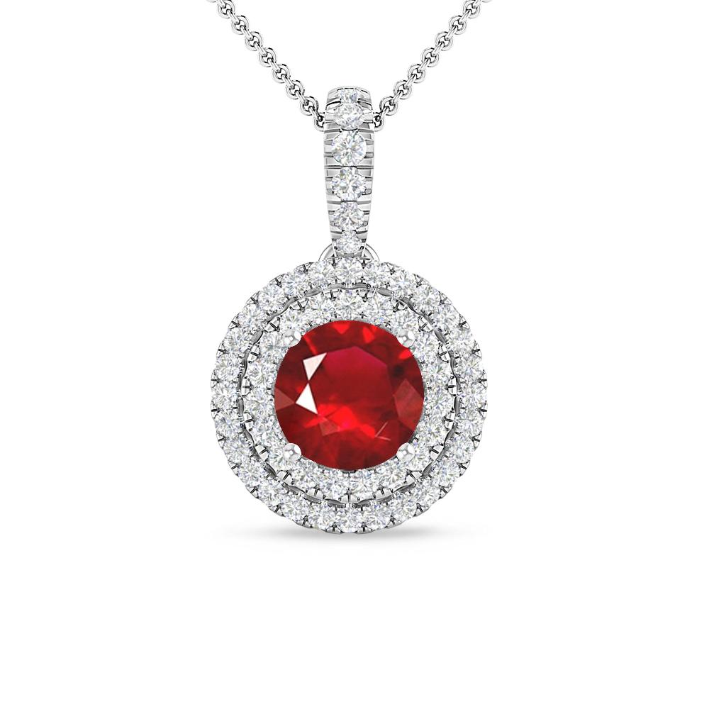 White Gold - Ruby