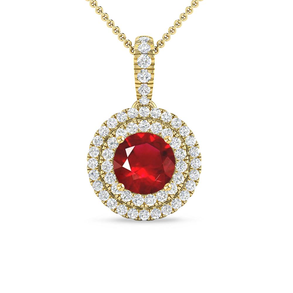 Yellow Gold - Ruby