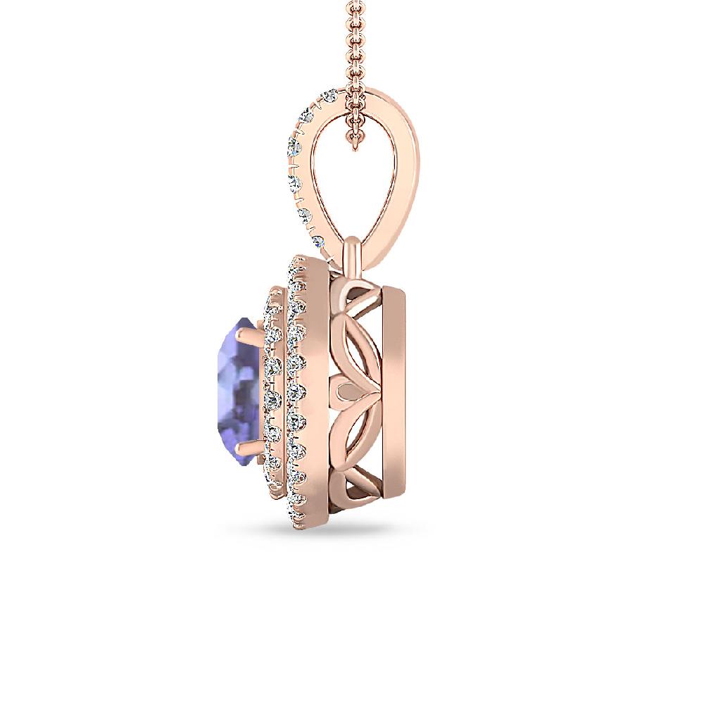 Rose Gold - Tanzanite