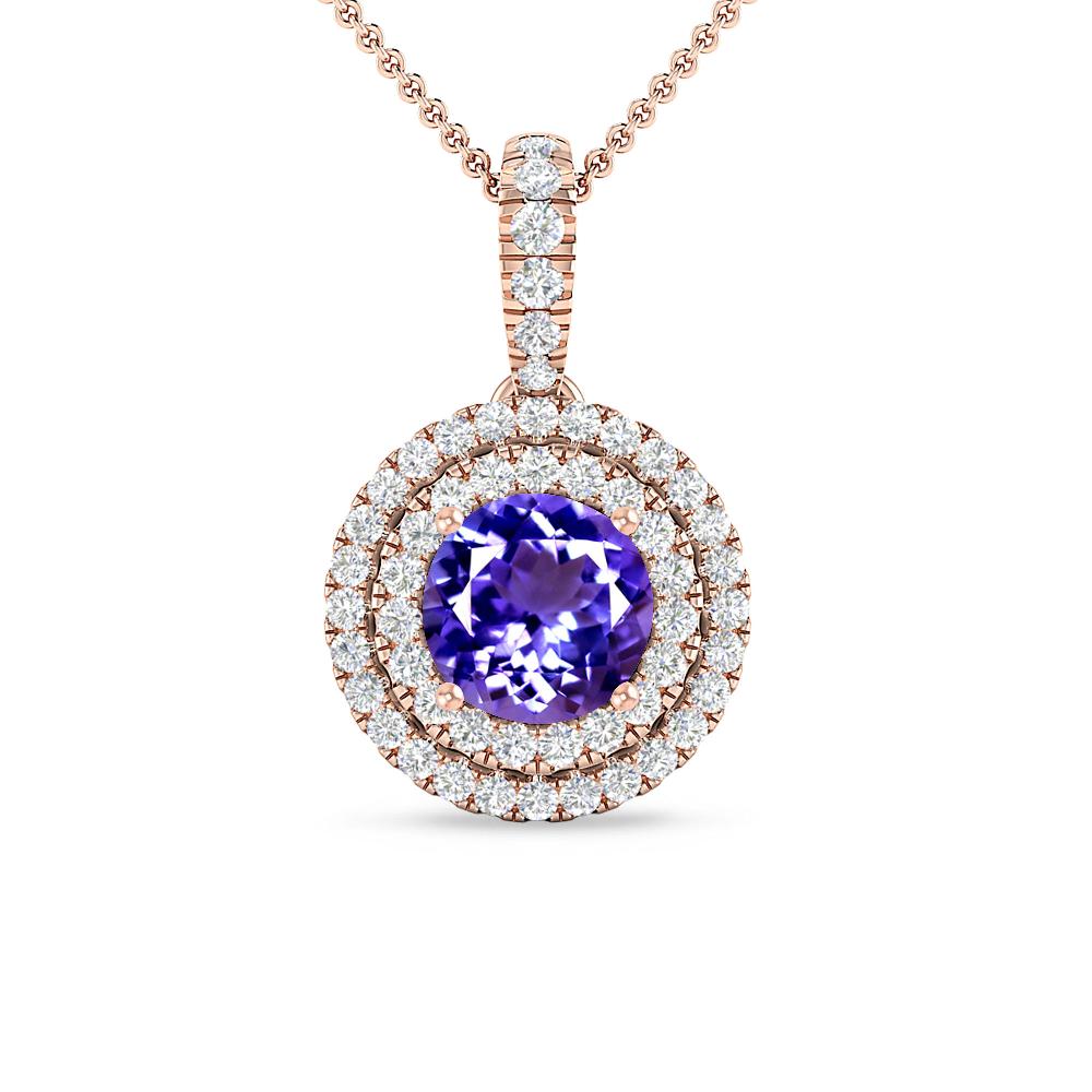 Rose Gold - Tanzanite