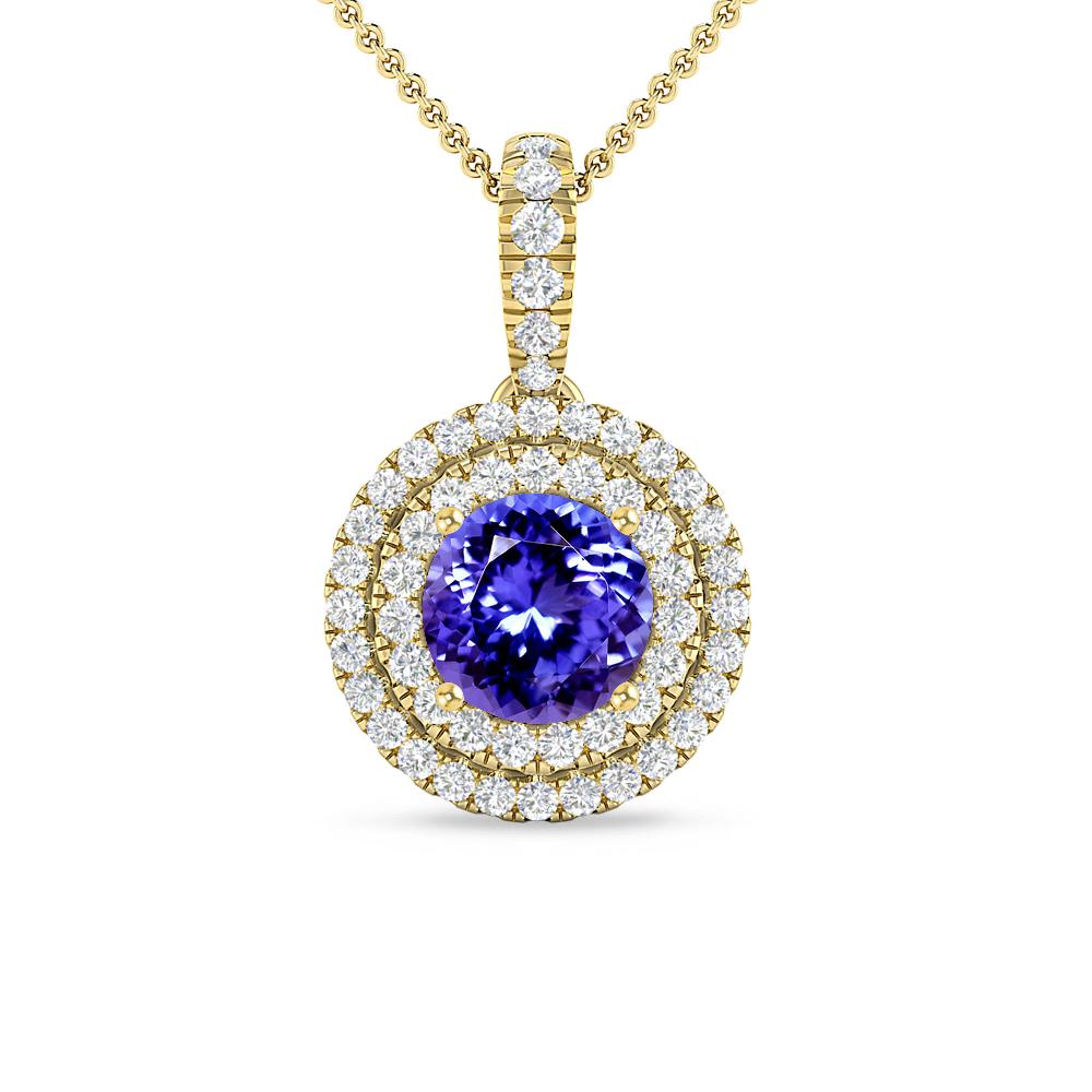 Yellow Gold - Tanzanite