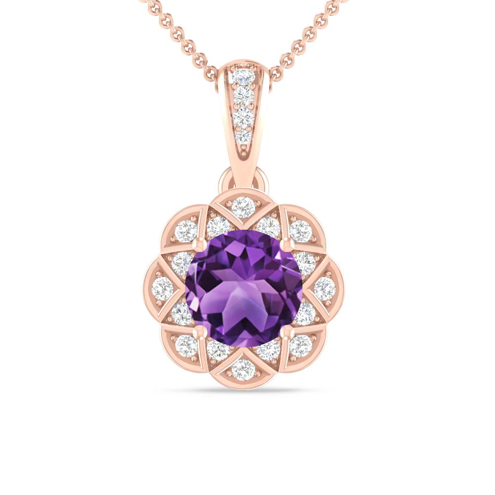 Rose Gold - Amethyst