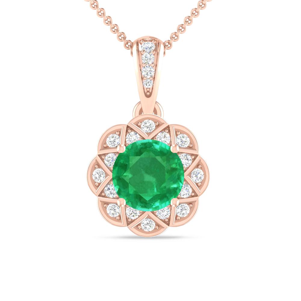 Rose Gold - Emerald