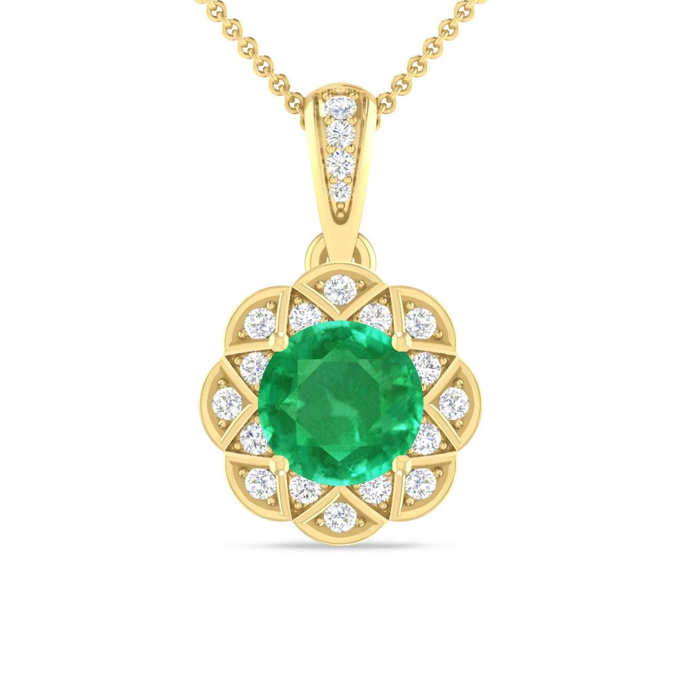 Yellow Gold - Emerald