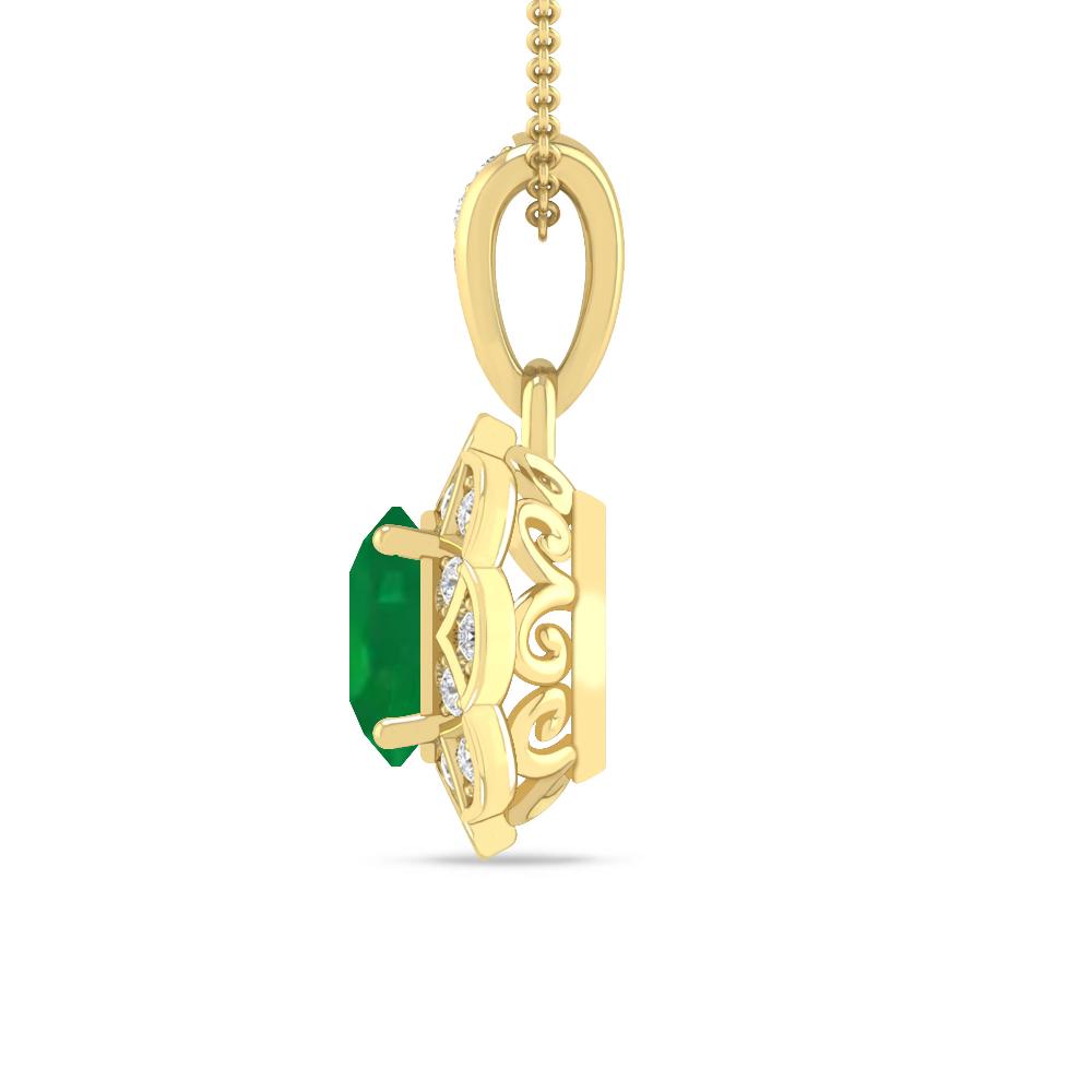 Yellow Gold - Emerald