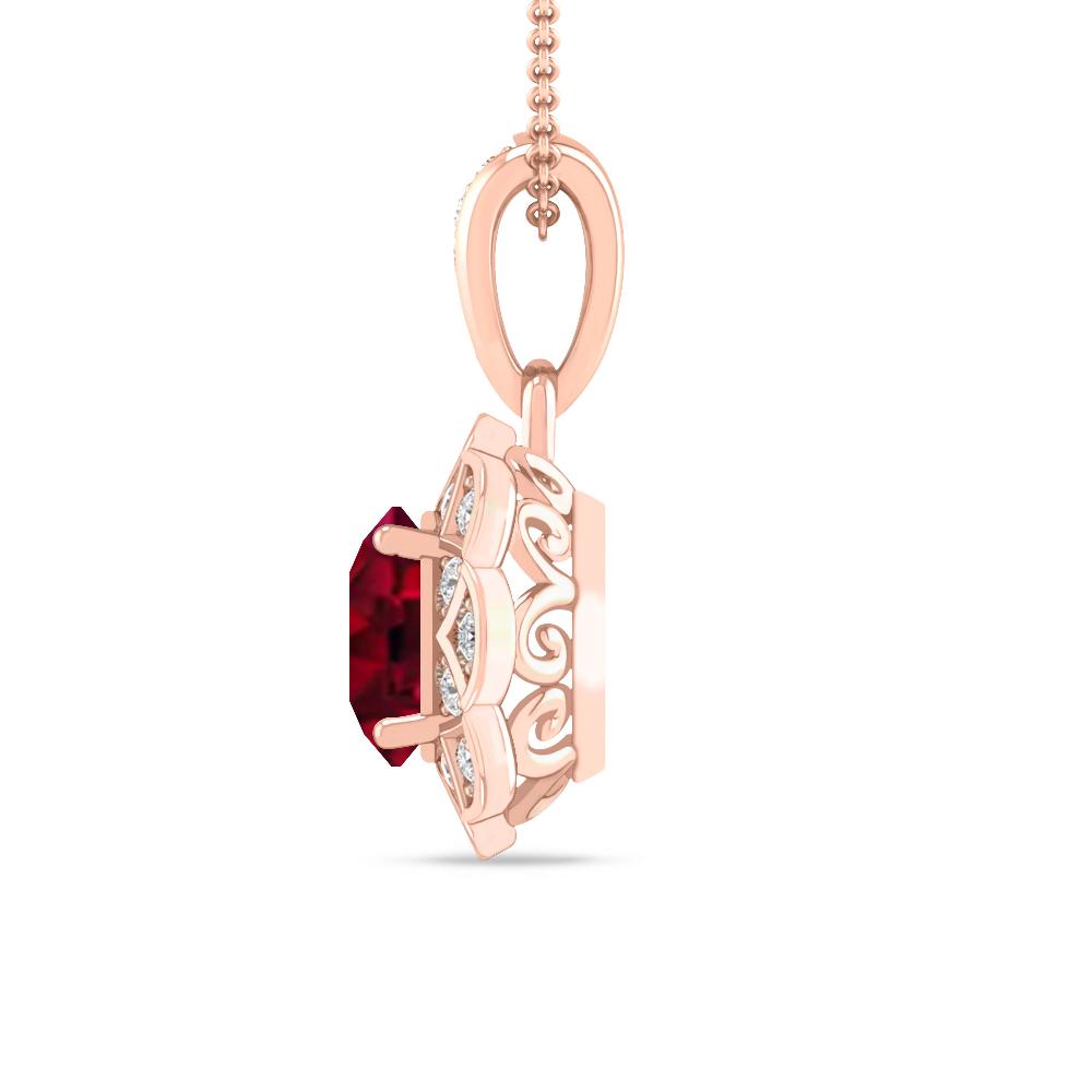 Rose Gold - Garnet