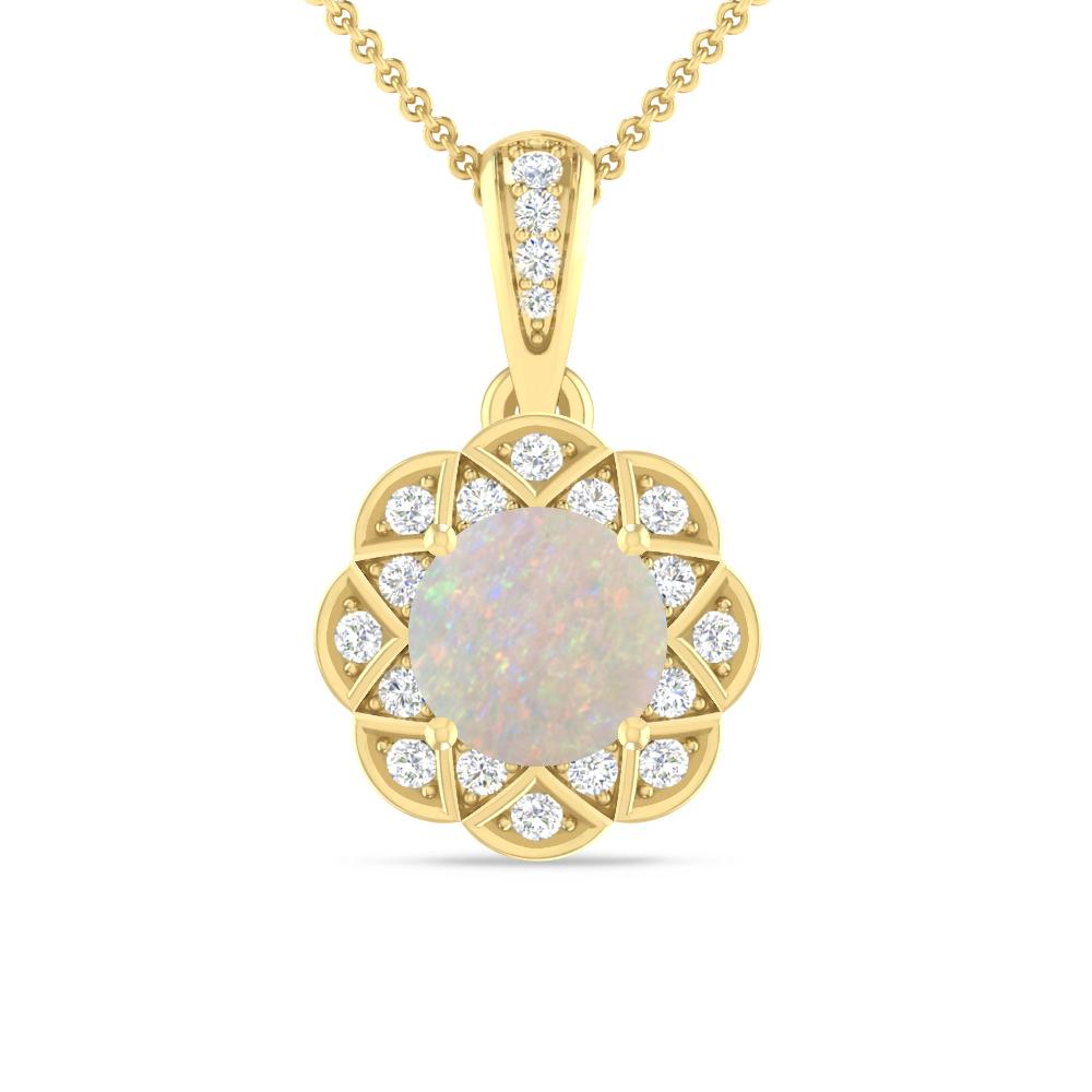 Yellow Gold - Opal