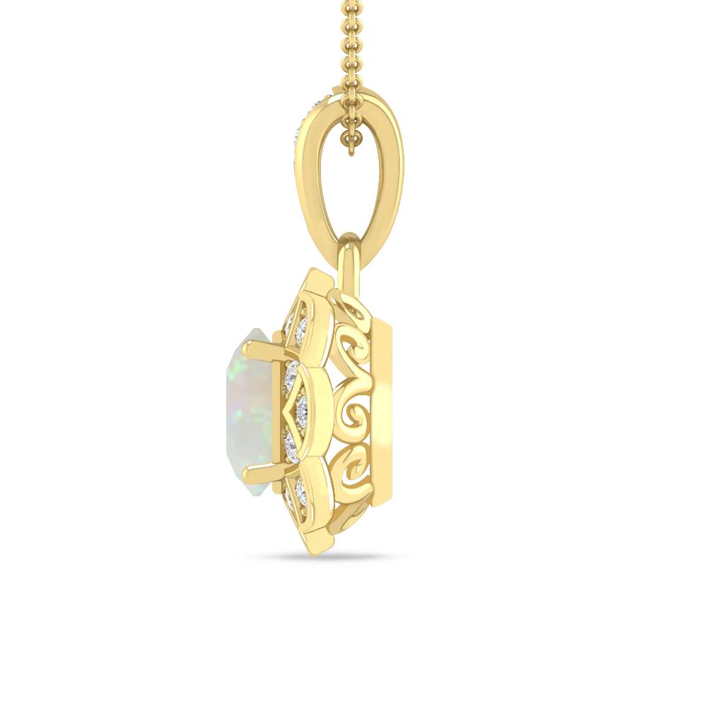 Yellow Gold - Opal