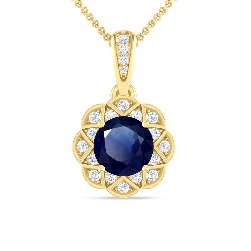 Yellow Gold - Sapphire