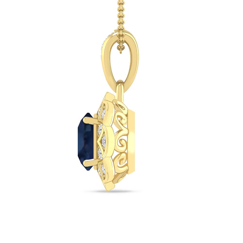 Yellow Gold - Sapphire