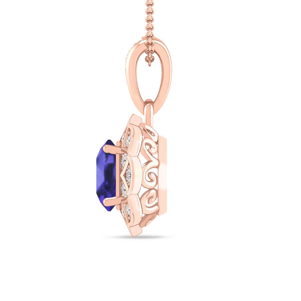 Rose Gold - Tanzanite