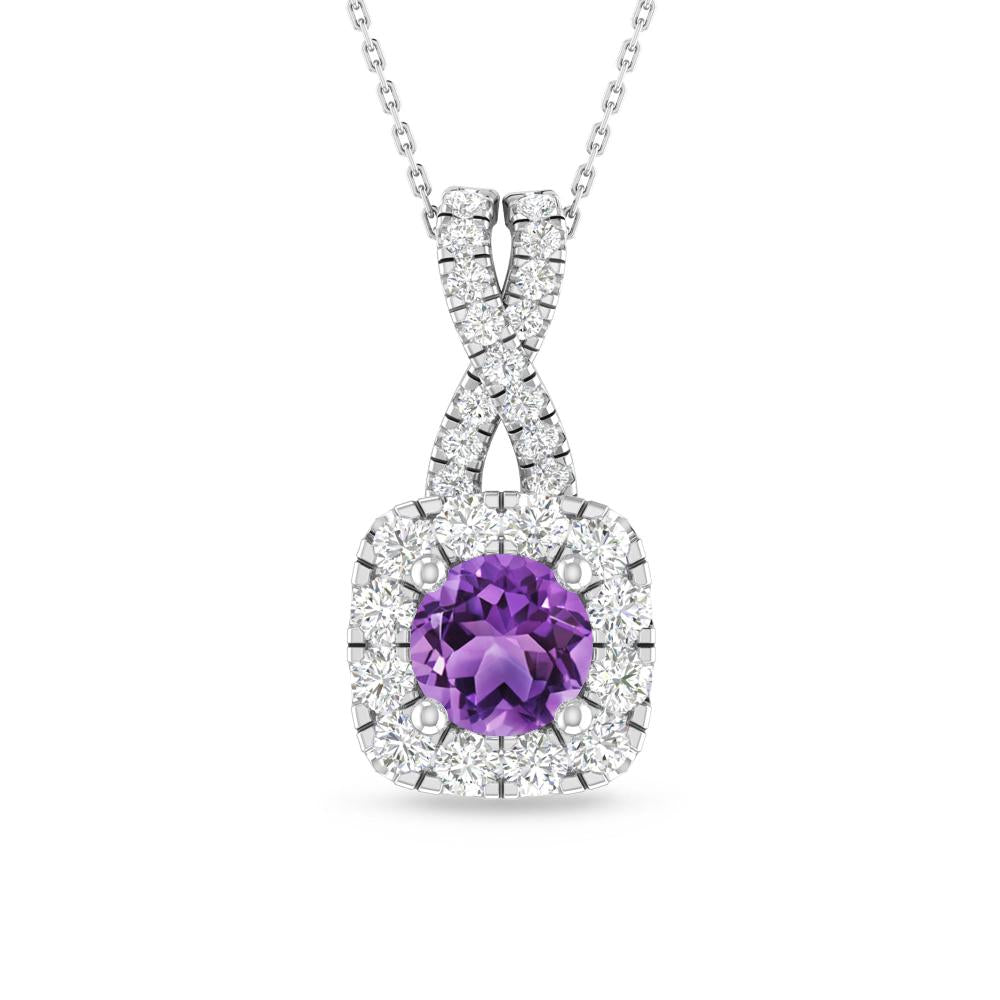 White Gold - Amethyst