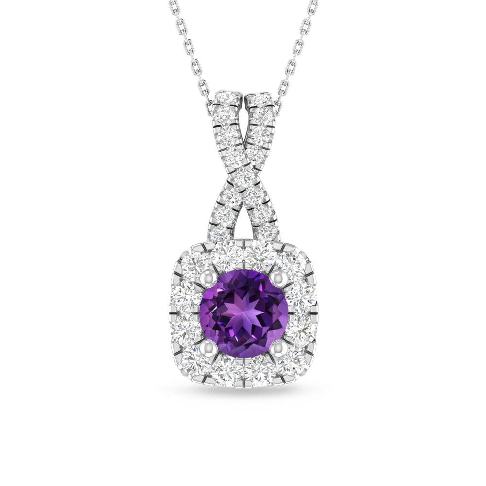 White Gold - Amethyst