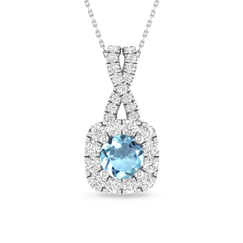 White Gold - Aquamarine