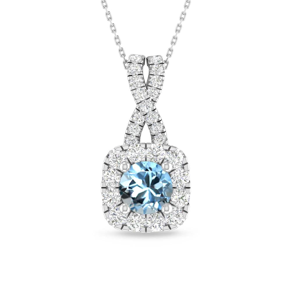 White Gold - Aquamarine