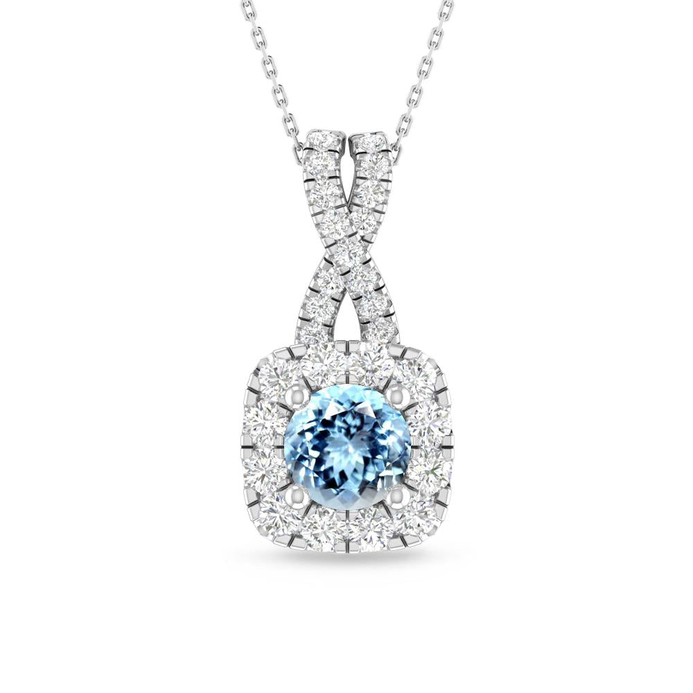 White Gold - Aquamarine