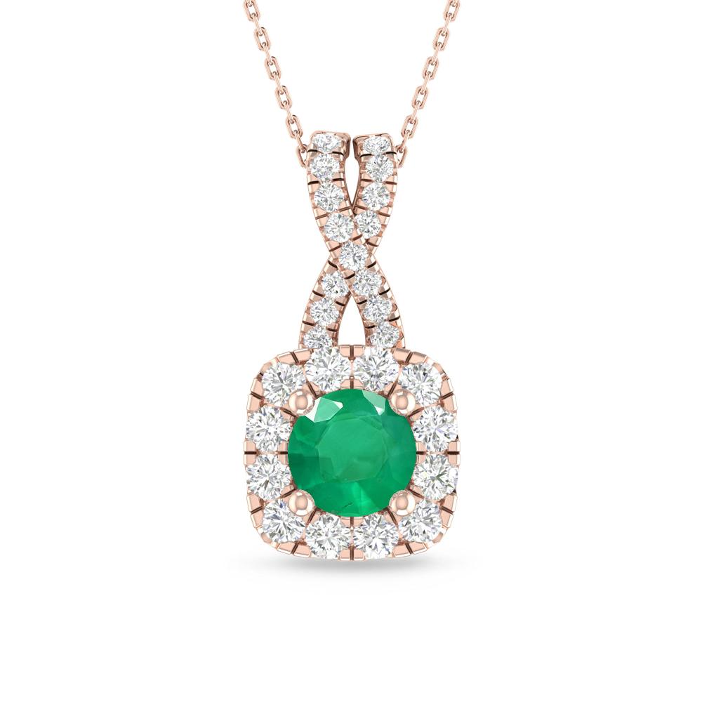 Rose Gold - Emerald